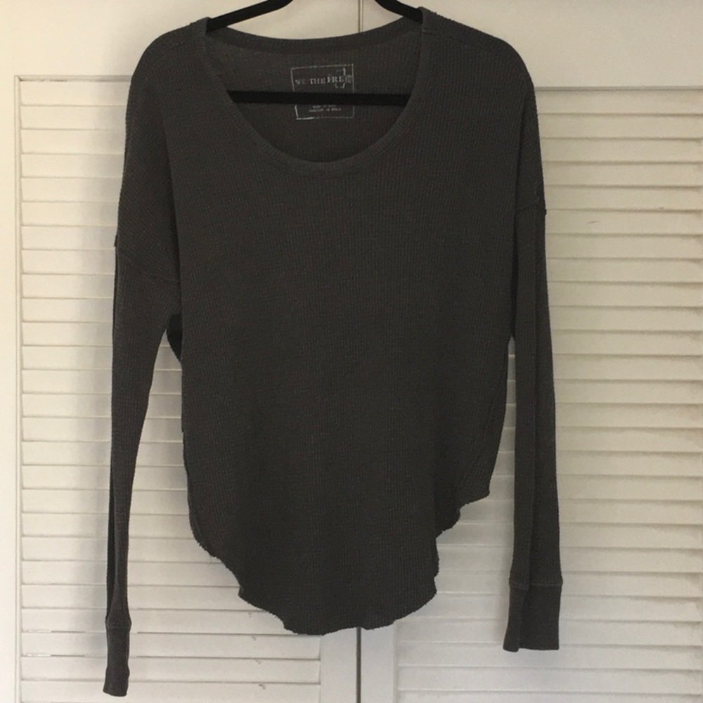 *FREE PEOPLE* thermal long sleeve